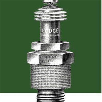 The green spark plug company logo