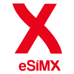 Local and regional eSIMs for your next trip | eSIMX: The Future of Connectivity logo