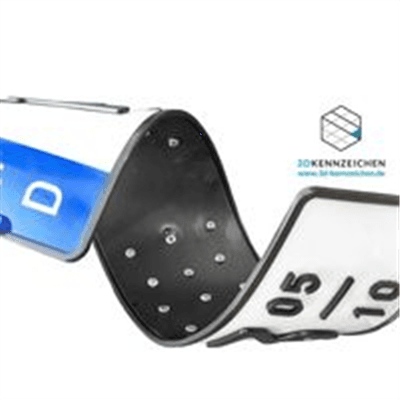 3D Kennzeichen DE logo